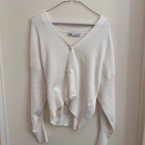 Zara White sweater